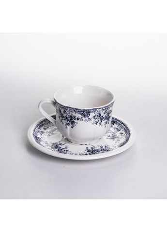 Столовый сервиз Vintage Elegant фарфоровый 32 предмета на 6 персон, синий Yiwu (366644635)