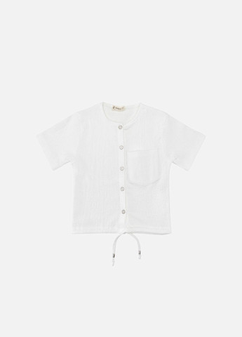 Блуза з коротким рукавом для дівчинки колір білий ЦБ-00243483 Bobby (292251983)