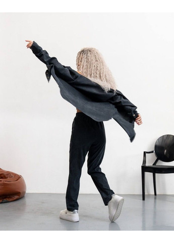 Жіночий Мікро вельветовий костюм: сорочка + штани Україна (361044132)