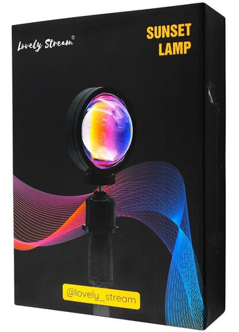 Проекционный светильник - лампа ночник Lamp Lovely Stream RGB Sunset (312809771)