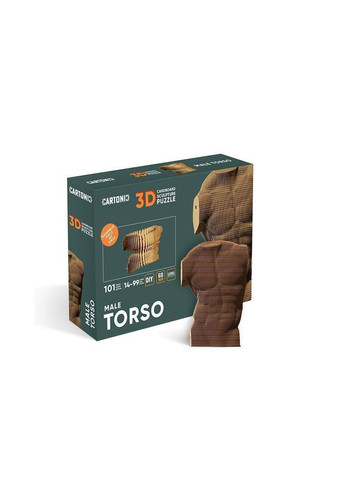 Картонний конструктор " 3D Puzzle MALE TORSO" Cartonic (313103099)