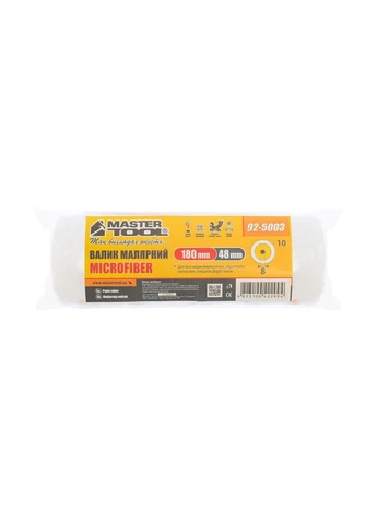 Валик малярный Microfiber 48/180/10 мм Ø 8 мм 92-5003 Mastertool (392455304)