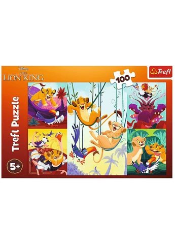 Пазл Lion King Мужній король лев 100 елементів 16478 Trefl (365876396)