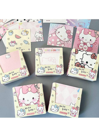Стікери Hello Kitty Хеллоу Кітті 200 шт No Brand (366890429)