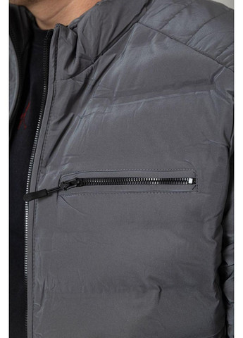 Сіра куртка чоловіча демісезонна,, 214r833к No Brand