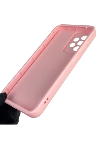 Чохол силіконовий оригінальний Soft Touch з 3D принтом вишеньки для Galaxy A52s (SM-A528F) рожевий (Повний захист камери) Samsung (378977766)