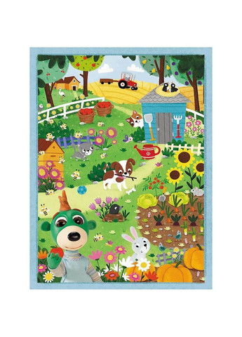 Пазлы-раскраска BABY MAXI: Ферма 10+10 шт. (43000) Trefl (364114825)