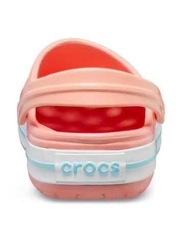 Персиковые сабо crocband clog melon ice blue m4w6-36-23 см 11016-w Crocs