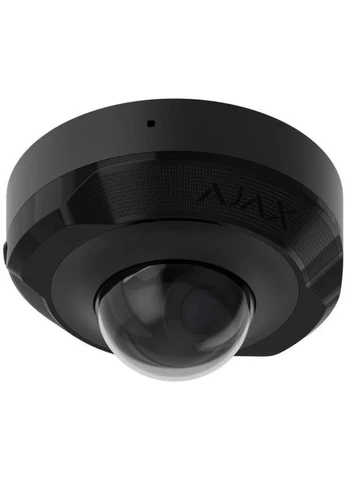 IP-Камера дротова DomeCam Mini, 5мп, 4мм, Poe, True WDR, IP 65, ІЧ 30м, аудіо, кут огляду 75°до 85°, міні купольна, чорна Ajax (393463406)