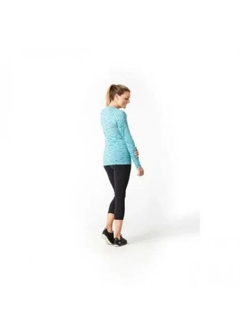 Женская футболка Merino 150 Baselayer Print Long Sleeve Nile Blue, р. Smartwool (334673298)