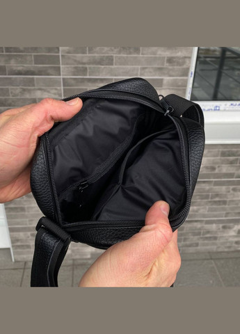 Мужская барсетка сумка через плечо черная небольшая Casual basic 2.0 No Brand (282676660)