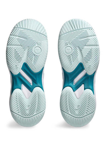 Бірюзові осінні дитячі тенісни кросівки gel-game 9 бірюзовий Asics