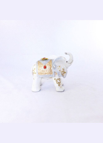 Статуетка слоника з прикрасами, хобот до верху 20 см (H26241N) Гранд Презент (282841240)