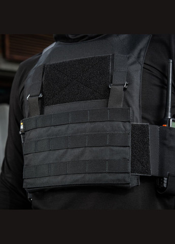 Передняя панель для плитоноски Cuirass QRS Black M-TAC (303261925)