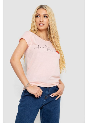 Женская футболка с принтом, 244R2211 Ager - (360858642)