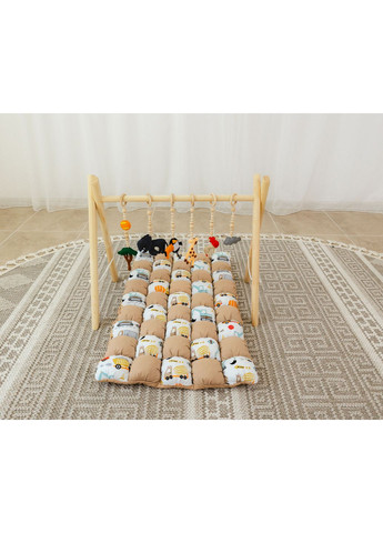 Мобіль дитячий підлоговий Бебі Джим XRMASTER Сафарі з матрациком Машинки No Brand (350313832)