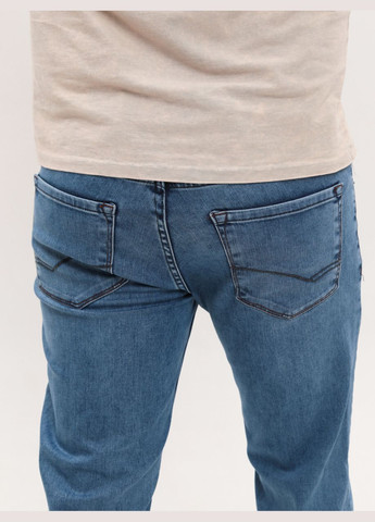 Джинси чоловічі блакитні прямі зі стрейчем ARCHILES Пряма (327038625)