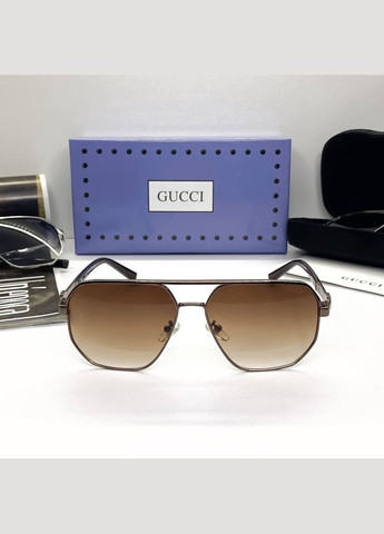 Мужские солнцезащитные очки (20087) brown No Brand (322157297)