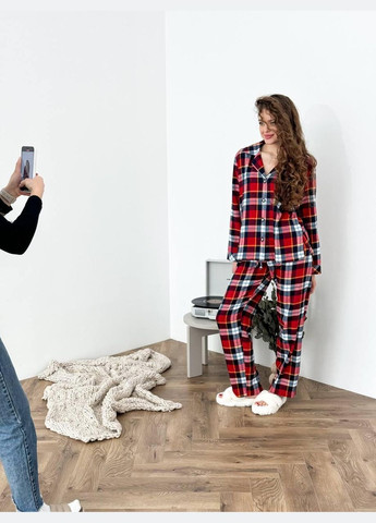 Синяя всесезон женская пижама L&L