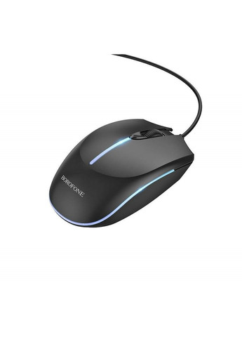 Мышь Soaring game luminous wired mouse Black (6941991102745) Borofone BG10 (361346827)