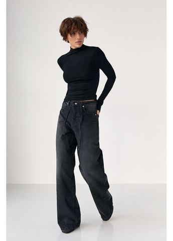 Базовий тонкий гольф з горловиною-стійкою Lurex (369776089)