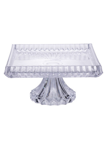 Тортовщица прямоугольная на ножке 30×25×13 (см) стеклянная HP-19-147 Yiwu (368718006)