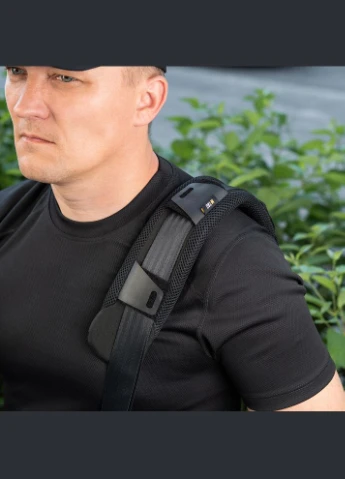 Демпфер плечовий на лямку мм Elite Black M-TAC (326514286)