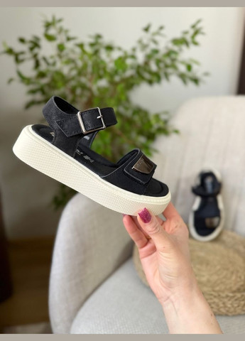 Черные летняя коллекция тм . босоножки для девочек в трендовом дизайне Jong Golf