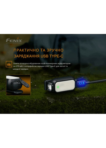 Фонарь ручной поликарбонат 52х23х20 мм белый красный синий Fenix (386709003)