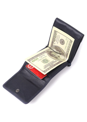 Вертикальний чоловічий затискач із зернистої натуральної шкіри 20862_1 (3595 navy) Tony Perotti (362046802)