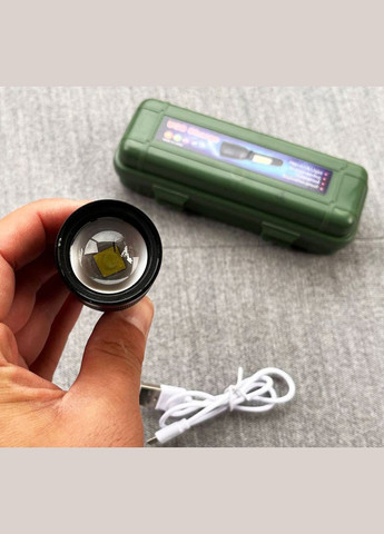 Ліхтар акумуляторний із зумом BL-150-T6 потужний кишеньковий ліхтарик ручний з бічним світлом T6 +COB Зум ZOOM WD (297330897)