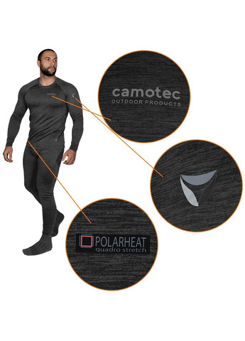 Термобелье Polarheat Q Pro 2.0 Grey Camotec (366545064)