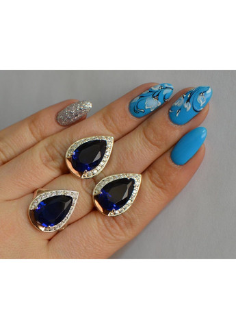 Серебряный гарнитур с золотом Silver Style (367112458)