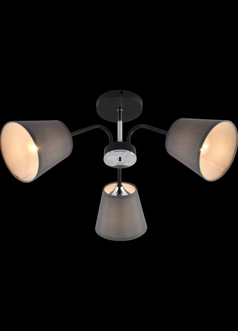 Декоративная люстра V XA1459/3 BK+CR на 3 плафона Valeso (293516501)