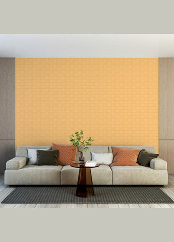 3D панель самоклеюча цегла Жовто-пісочний 700х770х5мм 009-5 (3DPanda-0028) Sticker Wall (323154770)