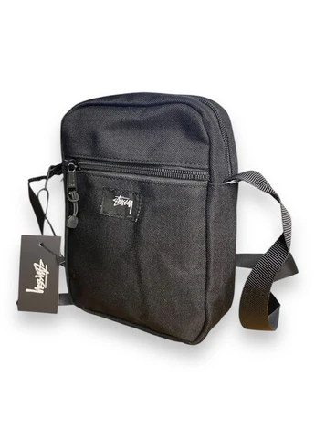 Сумка через плече 19x16 чорний Stussy (377752336)