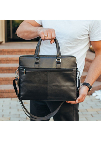 Чоловіча шкіряна сумка 30х38х8 см Tiding Bag (315872320)