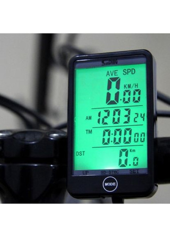 Велокомпьютер SD-576C беспроводной с подсветкой экрана Sunding (370843653)