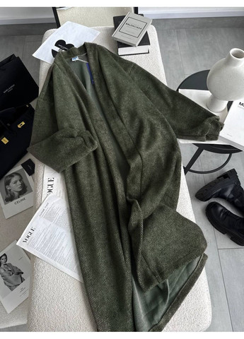 Оливковый (хаки) демисезонный кардиган KaraMix