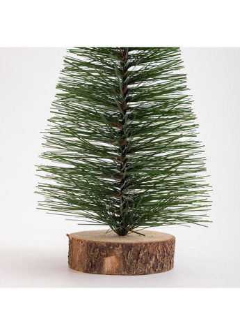 Новогодняя настольная елка зеленая Стрела 25 см на деревянной подставке SOK-М-12-3 No Brand (369478165)