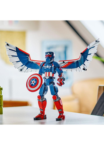 Лего Марвел Супергерої Фігурка Нового Капітана Америка для збирання Super Heroes Marvel 76296 Lego (372012480)