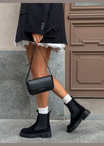 Осенние стильные женские челси челси No Brand без декора из натуральной замши