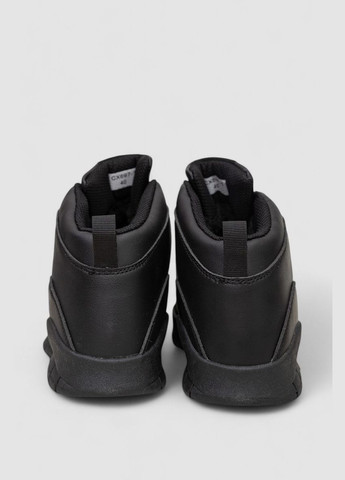 Черные осенние ботинки мужские зимние на меху Ager