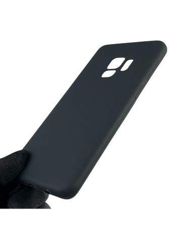 Чехол для Galaxy S9 силиконовый с микрофиброй нескользящий на самсунг с9 черный Samsung (366022941)