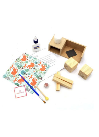 Набор для творчества "Декупаж" (D-001/1) Вечный календарь-подставка УМНЯШКА (305231821)