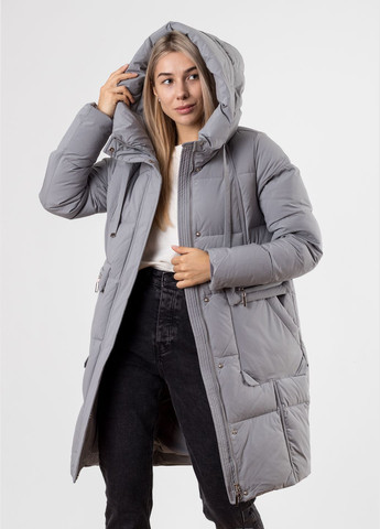 Серый зимний Пуховик Peercat