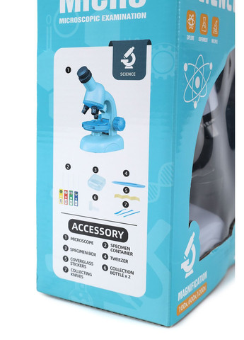 Мікроскоп дитячий колір різнокольоровий ЦБ-00287617 No Brand (371881575)