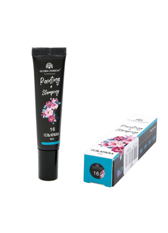 Global Гель фарба №16 для стемпинга 8мл Stamping+paint Global Fashion (299484510)