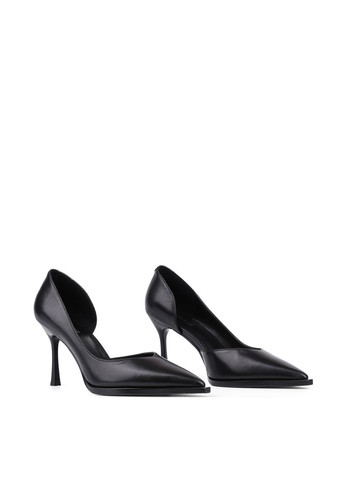 MIRATON Женские Туфли F392-803-2 Черная Кожа черный з, китай — демисезон (284116293)