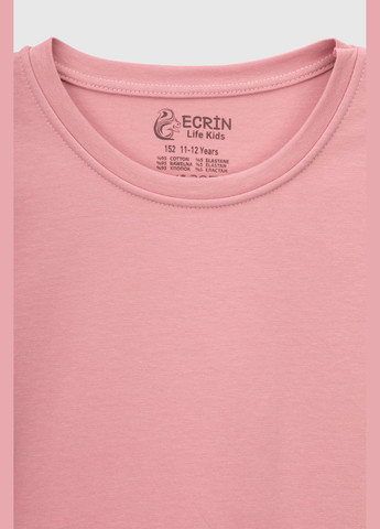 Рожева літня футболка Ecrin